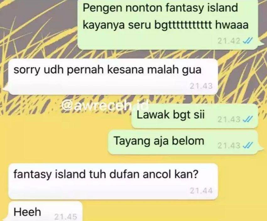 chat ketahuan pamer (instagram.com/awreceh.id)