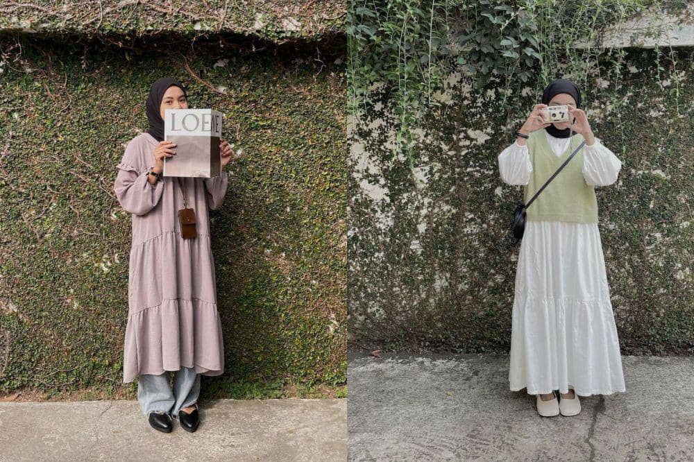 10 Ide Outfit Dress ala Rahmi Apria yang Trendi dan Anti Ribet!