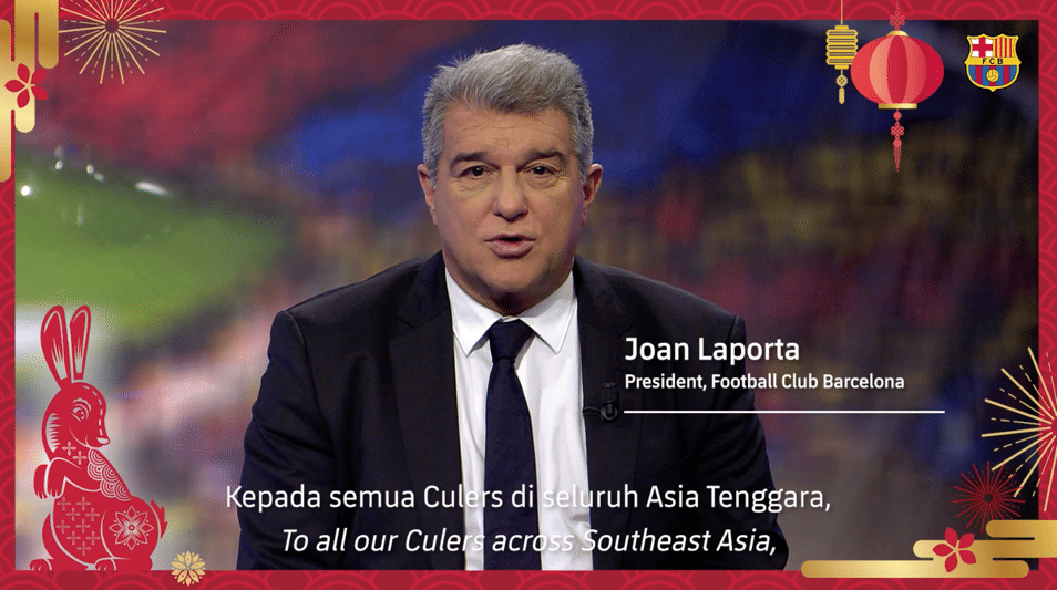 Barcelona Ucapkan Selamat Imlek untuk Cules di Indonesia (Dok. IDN Times)
