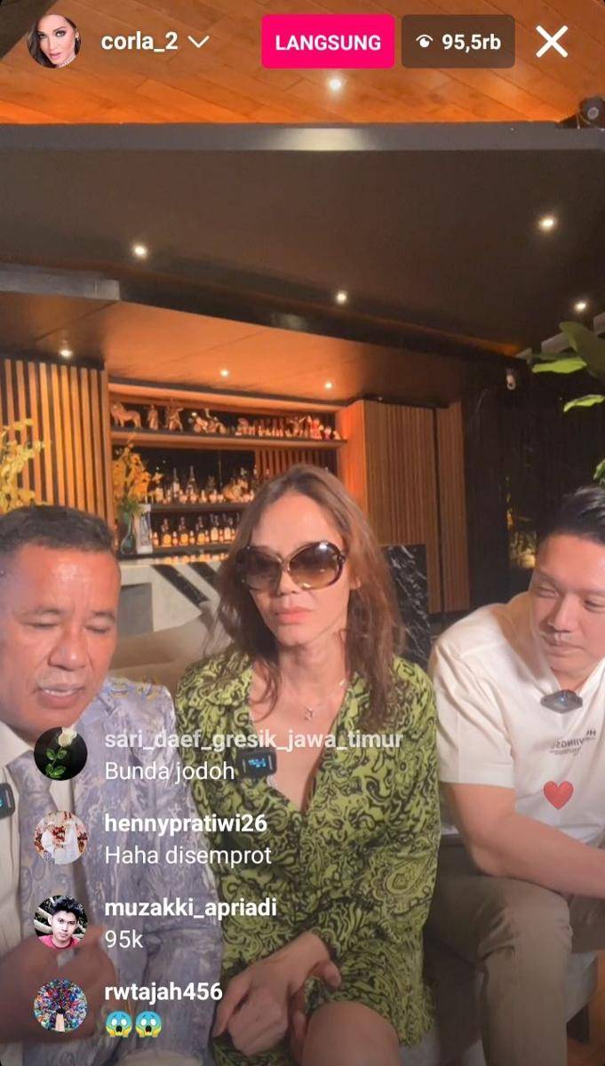 potret Bunda Corla meet up sama para artis (instagram.com/corla_2)