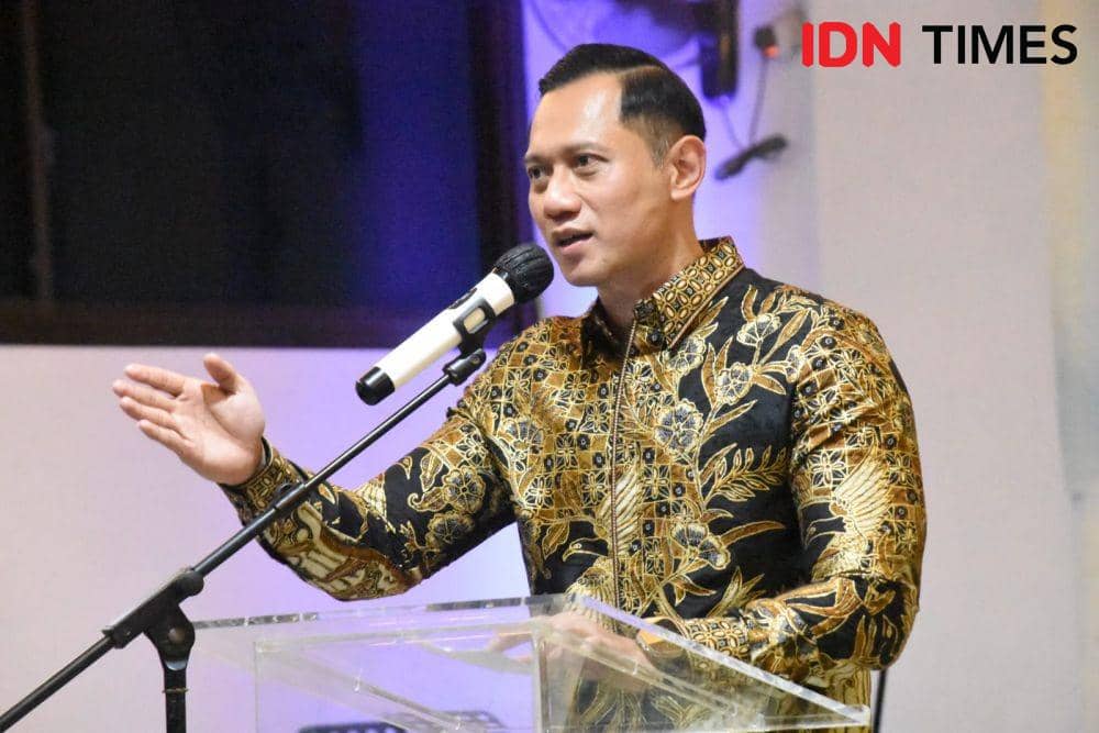 Ketua Umum Partai Demokrat Agus Harimurti Yudhoyono (AHY) bersilahturahmi bersama DPP Lampung Sai. (IDN Times/Tama Yudha Wiguna).