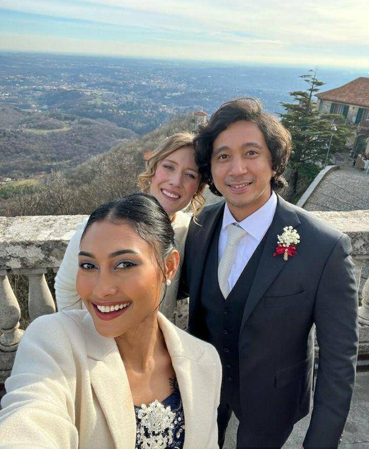 Potret Novia Bachmid di Itali (instagram.com/noviabachmid)