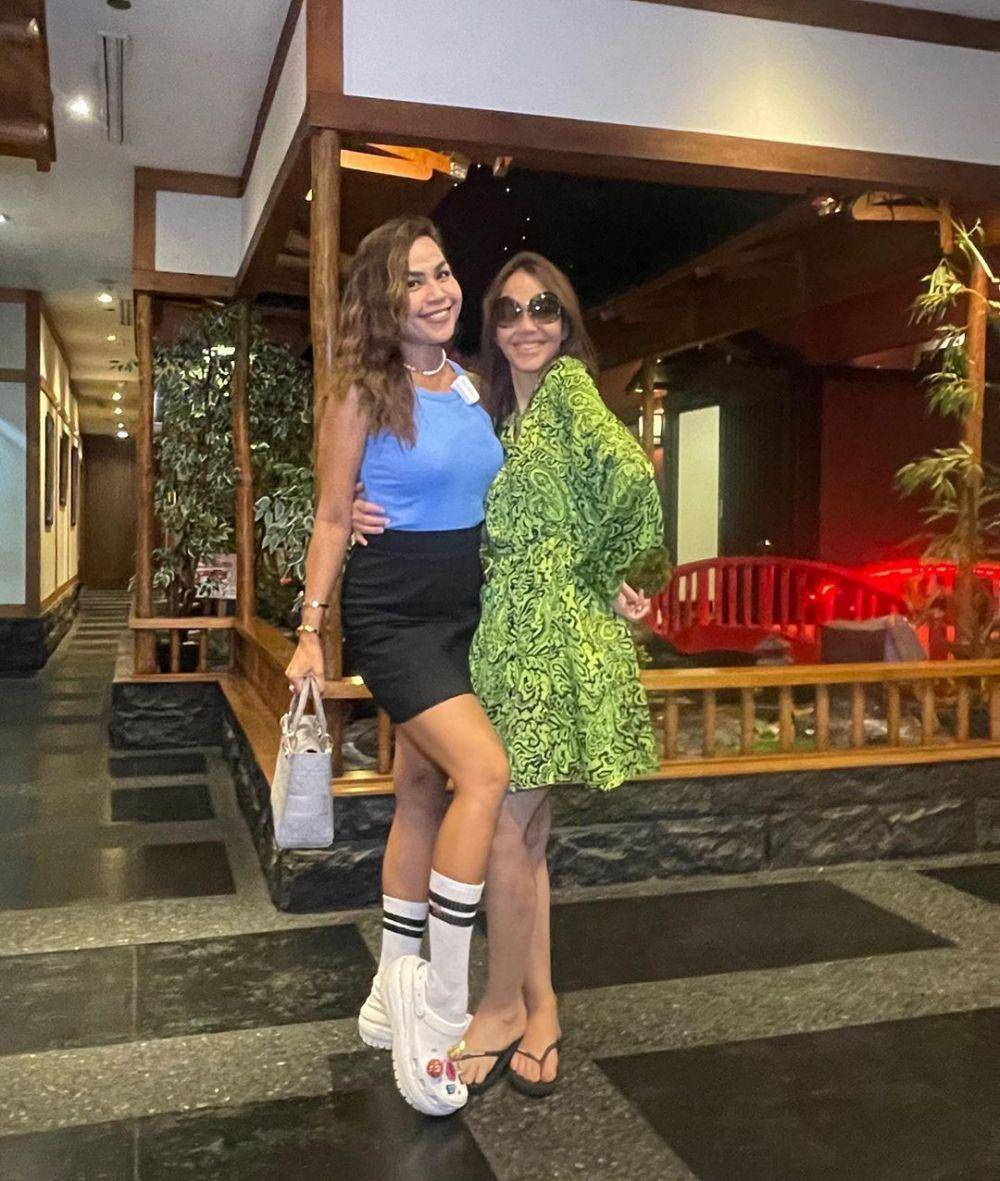 potret Bunda Corla meet up sama para artis (instagram.com/melaney_ricardo)