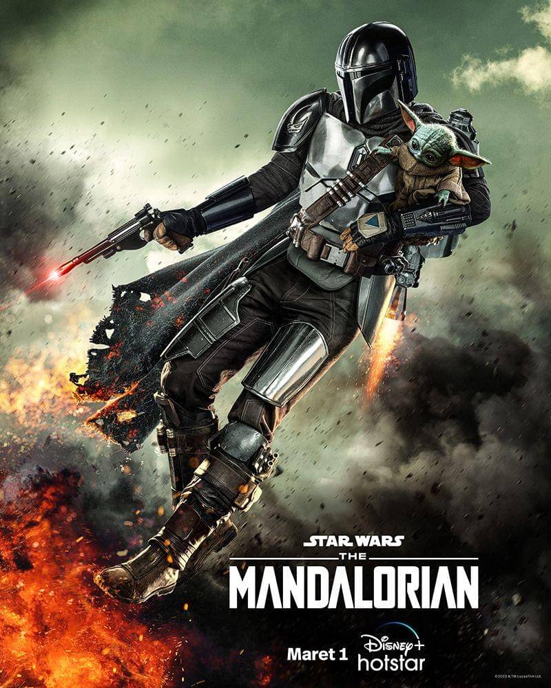 Poster The Mandalorian season 3. (Dok. Disney+ Hotstar/Star Wars: The Mandalorian)