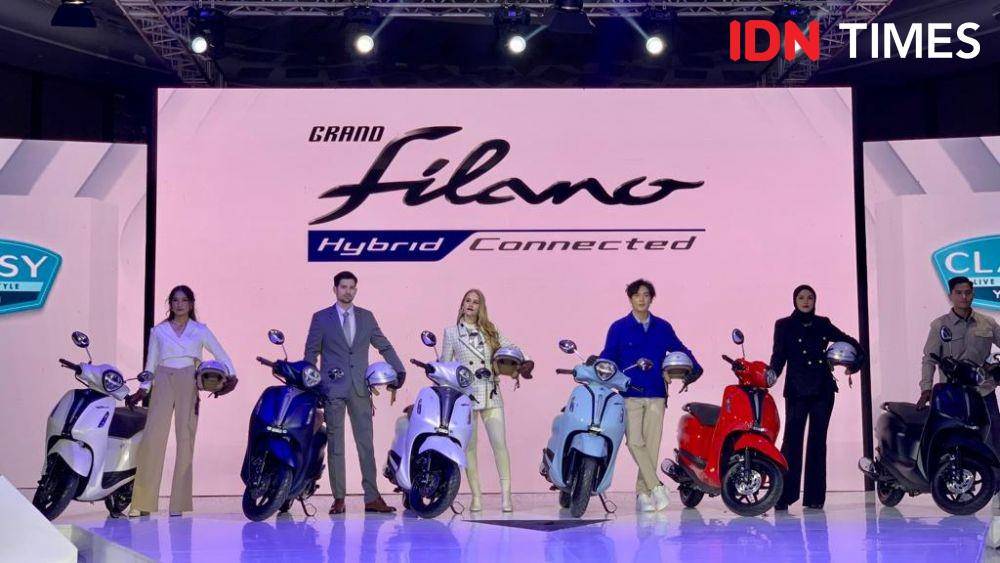 PT Yamaha Indonesia Motor Manufacturing (YIMM) hari ini merilis motor terbarunya, Yamaha Grand Filano. (IDN Times/Fadhliansyah)
