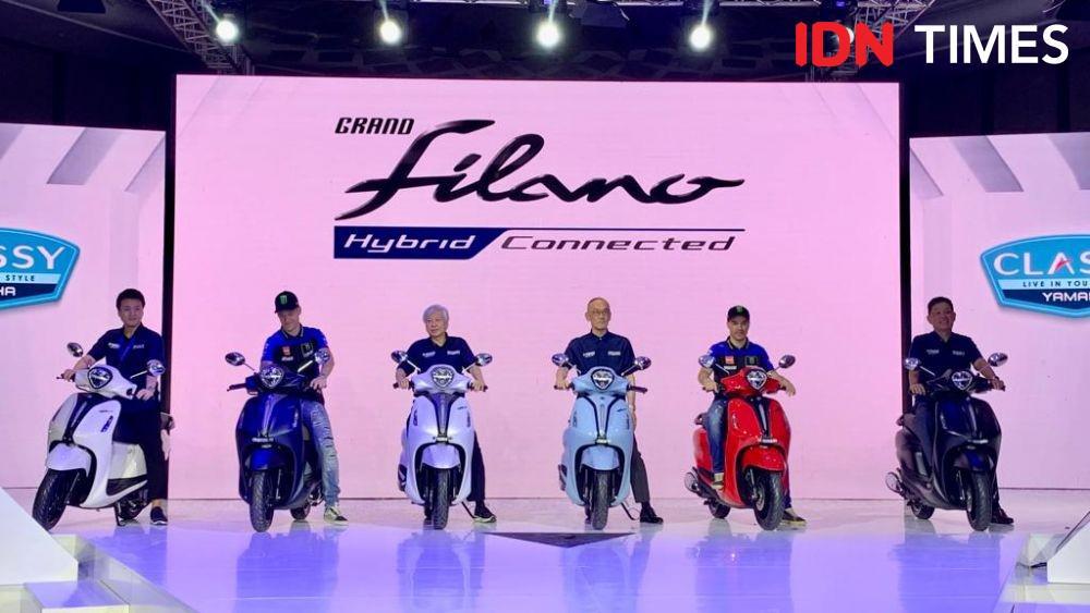 PT Yamaha Indonesia Motor Manufacturing (YIMM) hari ini merilis motor terbarunya, Yamaha Grand Filano. (IDN Times/Fadhliansyah)