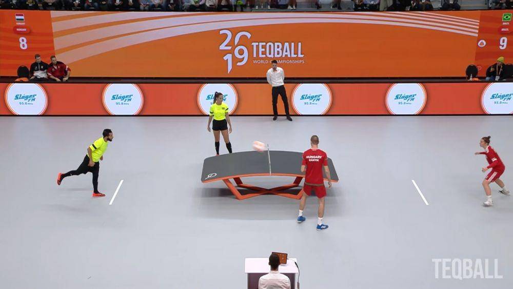 Ilustrasi cabang olahraga Teqball (YouTube.com/TEQ TV)