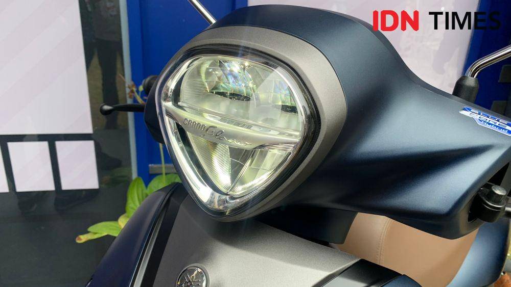 lampu utama Yamaha Grand Filano (IDN Times/Fadhliansyah)