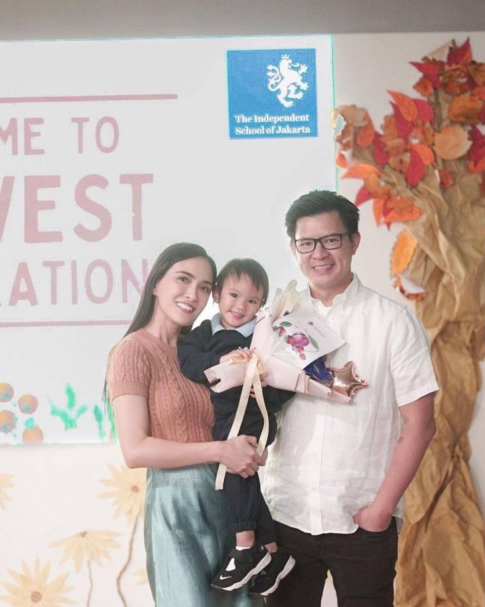 Shandy Aulia temani anak sekolah (Instagram.com/shandyaulia)