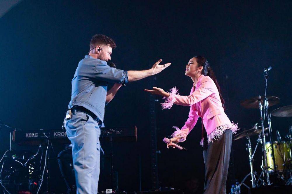 potret Lyodra Ginting dan Calum Scott (instagram.com/lyodraofficial/)