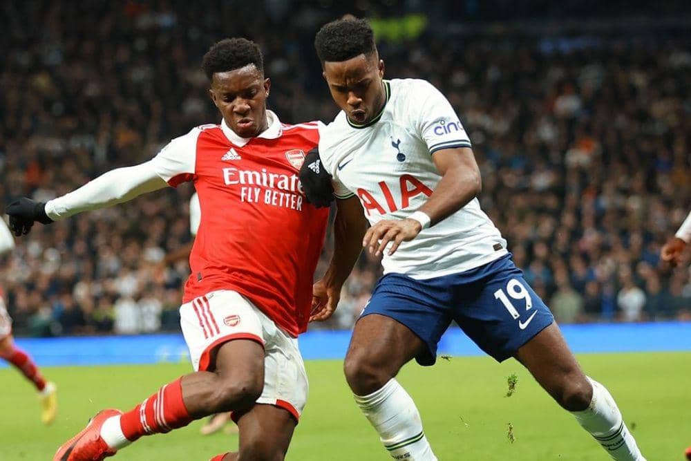 Tottenham Hotspur ketika menghadapi Arsenal di pekan 20 EPL 2022/2023. (instagram.com/spursofficial)