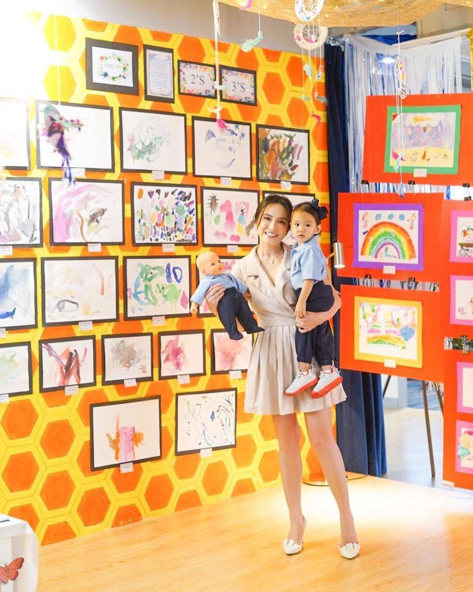 Shandy Aulia temani anak sekolah (Instagram.com/shandyaulia)