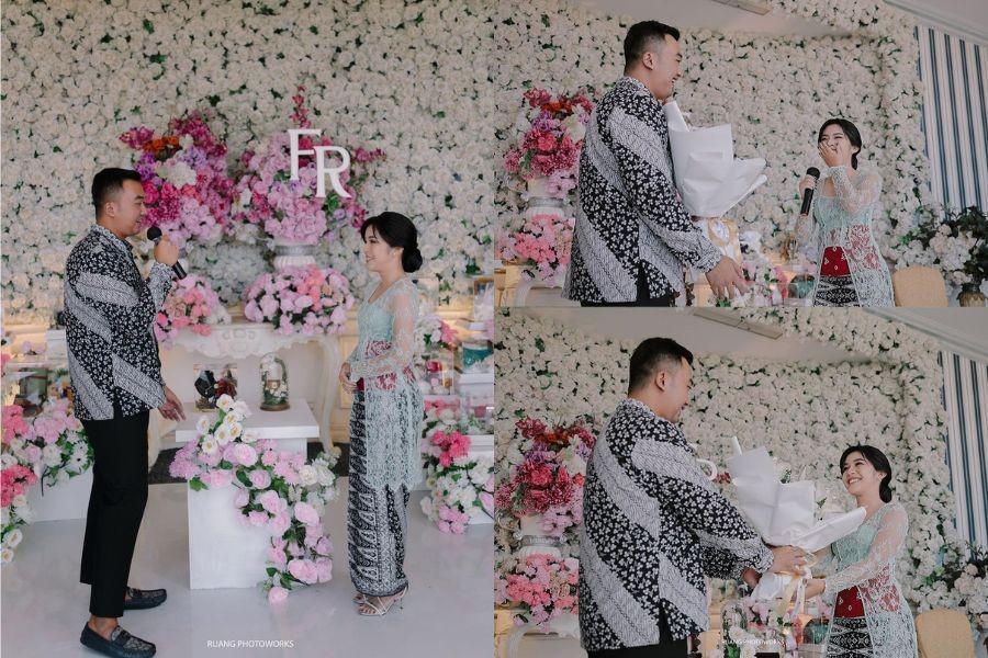 9 Dekorasi Lamaran Fay Nabila, Didominasi Warna Pastel yang Manis!