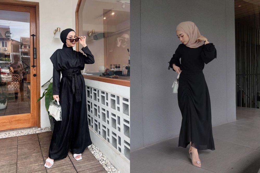 9 Gaya OOTD Hijab Cewek Mamba ala Sinta Sri Antan, Menawan!