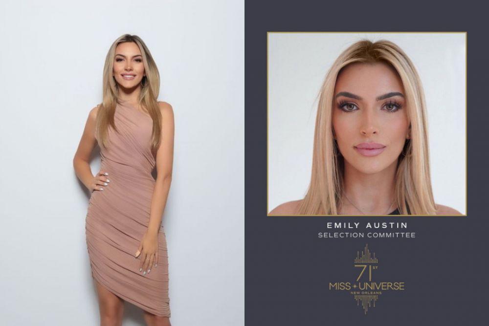 10 Potret Emily Austin, Juri Termuda di Miss Universe 2022
