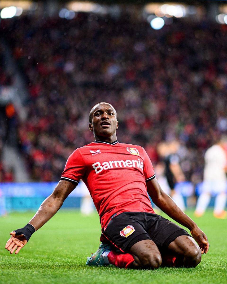 Moussa Diaby bermain bersama Bayer 04 Leverkusen. (twitter.com/MoussaDiaby_19)