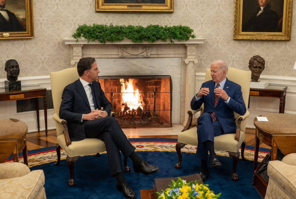 Mark Rutte dan Joe Biden (Twitter.com/Mark Rutte)