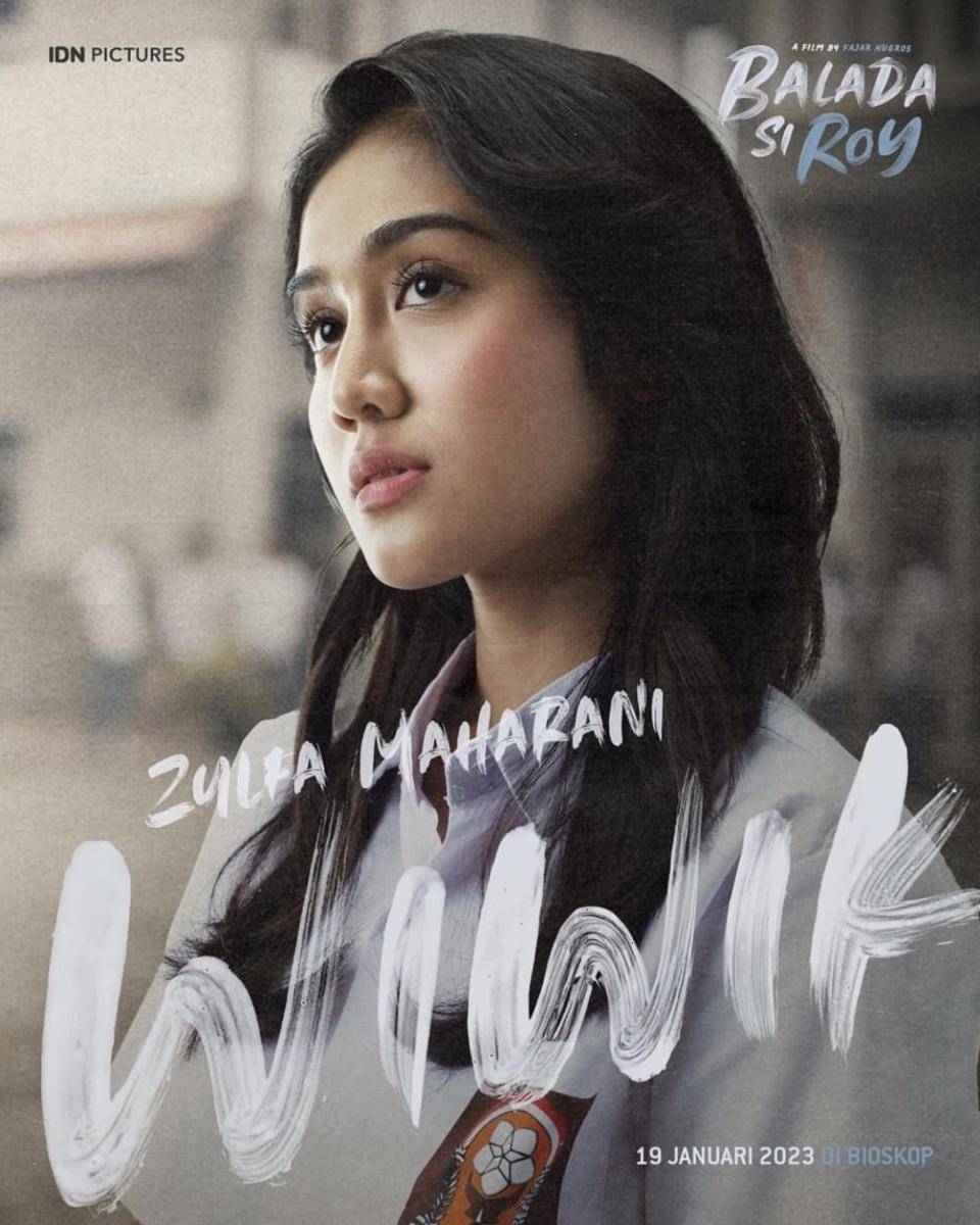 Zulfa Maharani, pemeran Wiwik dalam Film Balada Si Roy (instagram.com/filmbaladasiroy)
