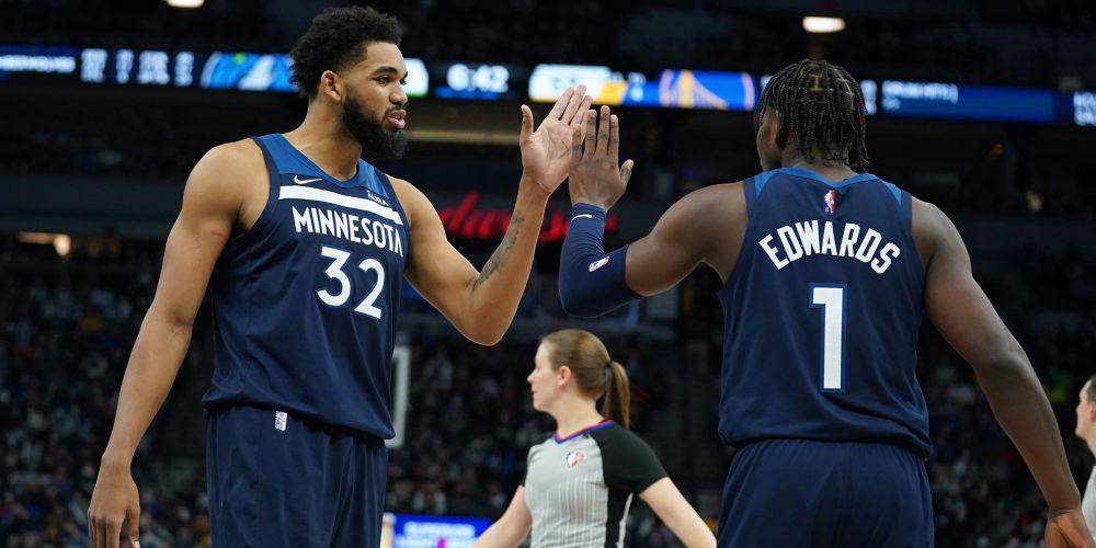 Karl-Anthony Towns dan Anthony Edwards (nba.com)