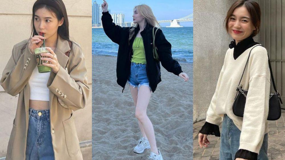 10 Padu Padan Outfit Pakai Outer ala Artis Thailand Love Pattranite