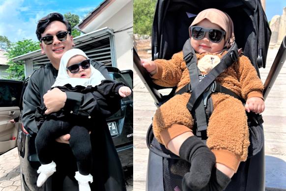 Gemas Pol! 9 Potret Baby Zakia Anak Natta Reza Saat Pakai Kacamata