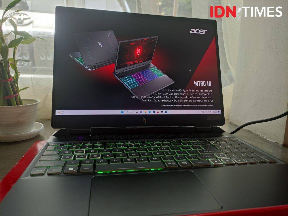 Acer Nitro 16 varian AMD Ryzen (IDN Times/Alfonsus Adi Putra)