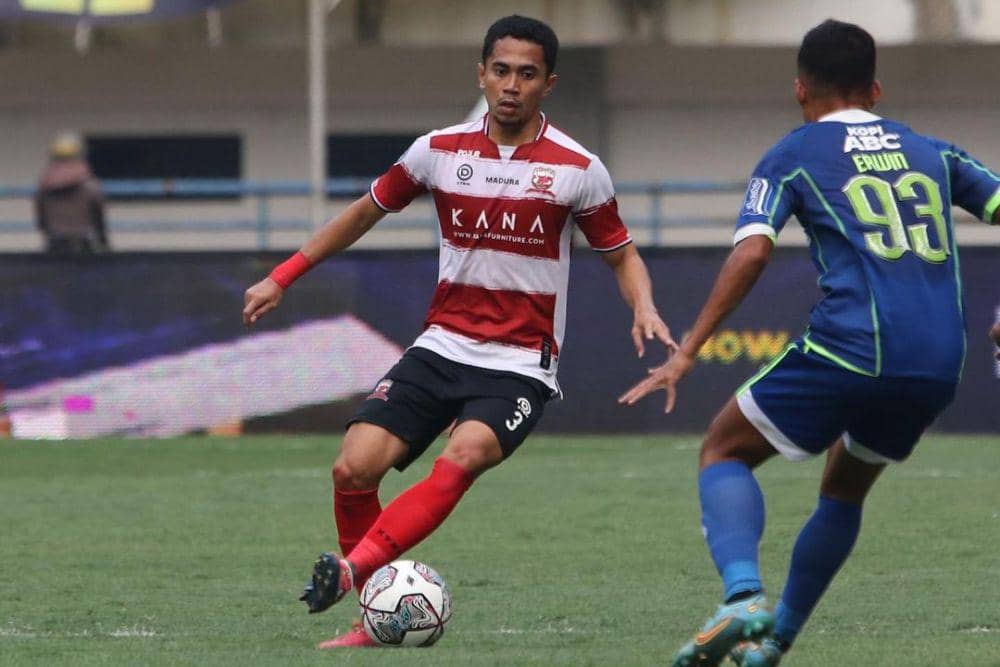 Madura United saat menghadapi Persib di putaran pertama Liga 1 2022/2023. (instagram.com/maduraunited.fc)