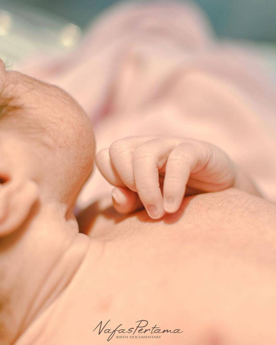 potret istri Rigen melahirkan anak kedua (instagram.com/nafaspertama)