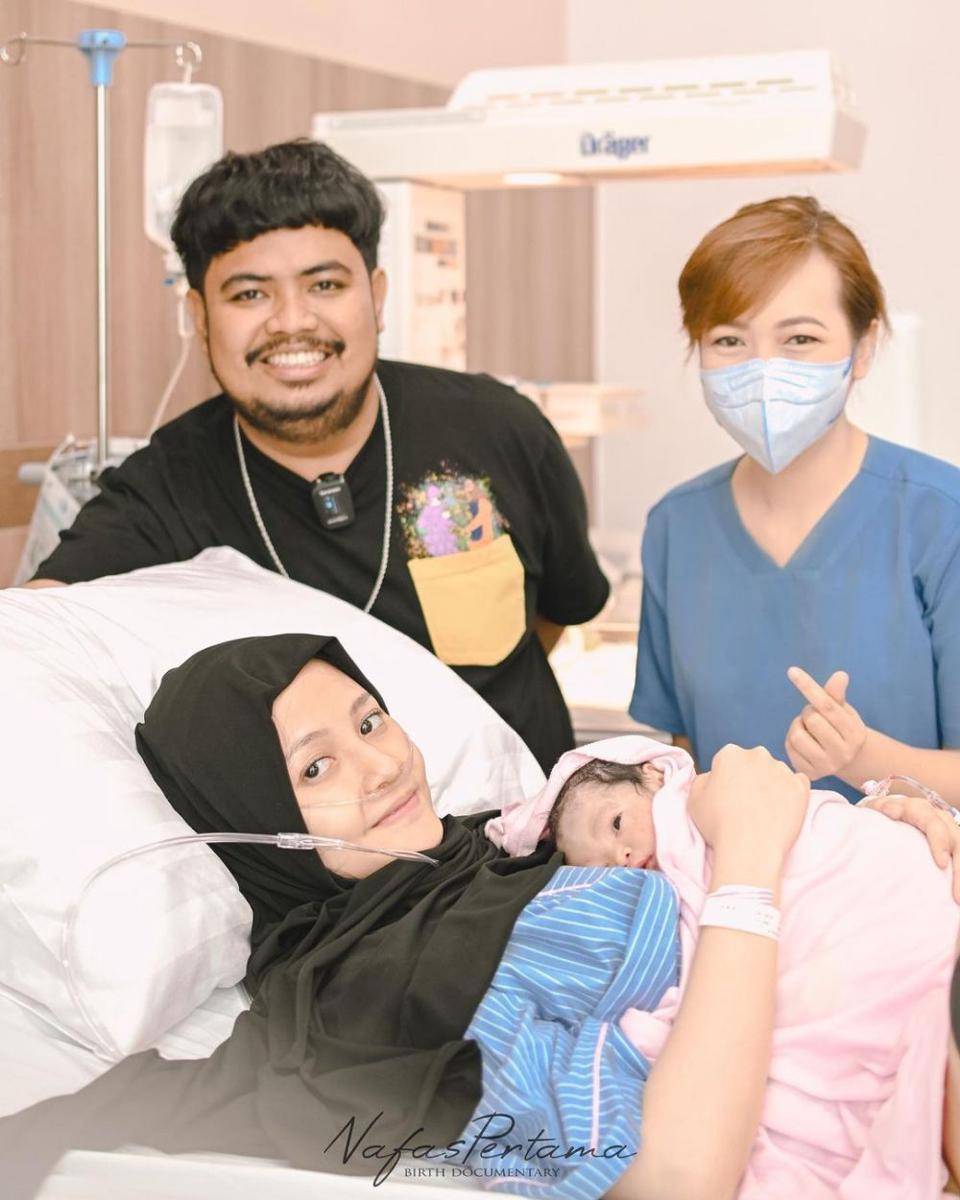 potret istri Rigen melahirkan anak kedua (instagram.com/nafaspertama)