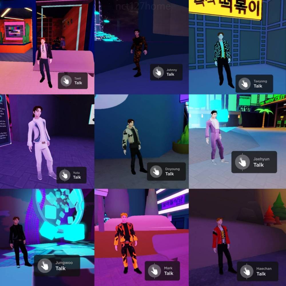 para member NCT 127 versi avatar Roblox (twitter.com/nct127home)
