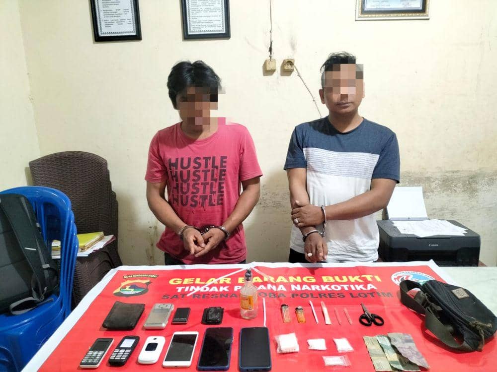 Polres Lombok Timur Tangkap Pengedar Narkotika Asal Pringgasela