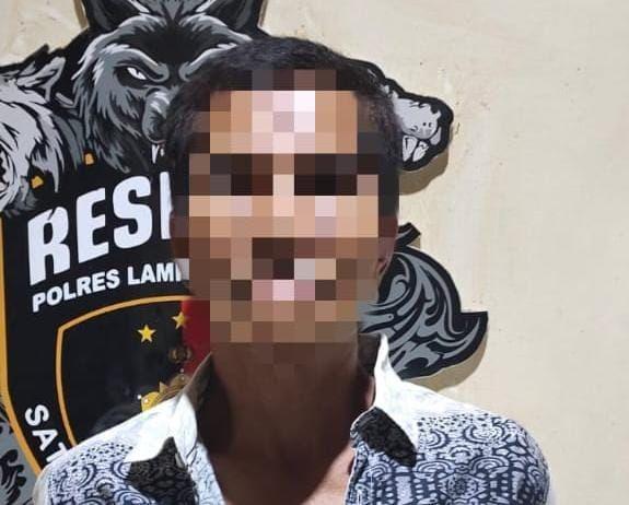 Pria Lampung Utara Nekat Eksibisionis, Incar Siswi sedang Kongko