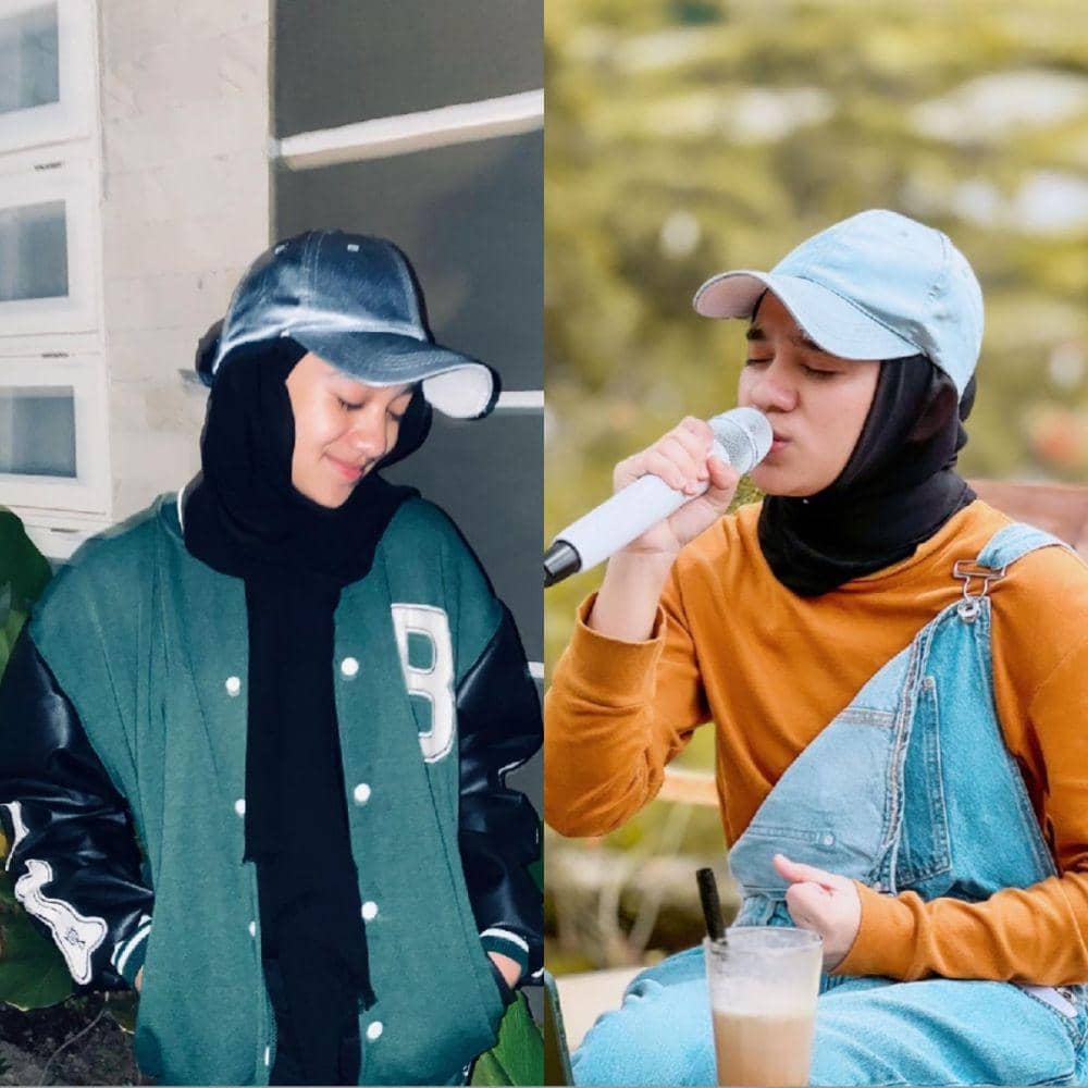 9 Mix and Match Topi ala Nabila Taqiyyah, Peserta Idol yang Memesona!