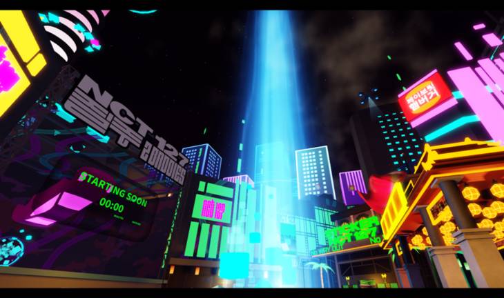 konser virtual NCT 127 di Roblox (roblox.com)