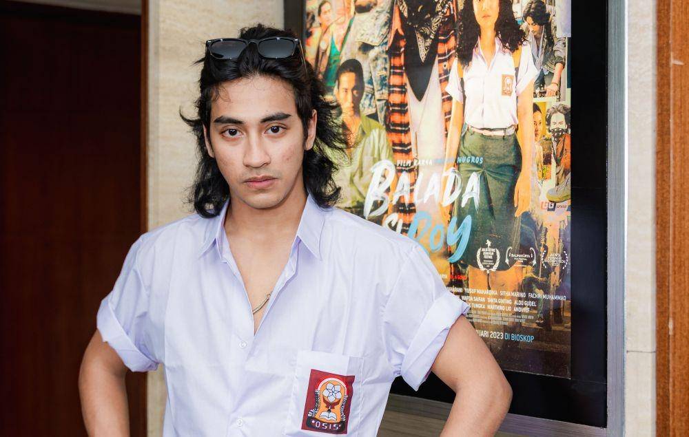 Abidzar Al Ghifari dalam press screening dan press conference film “Balada Si Roy” (Dok. IDN Pictures)