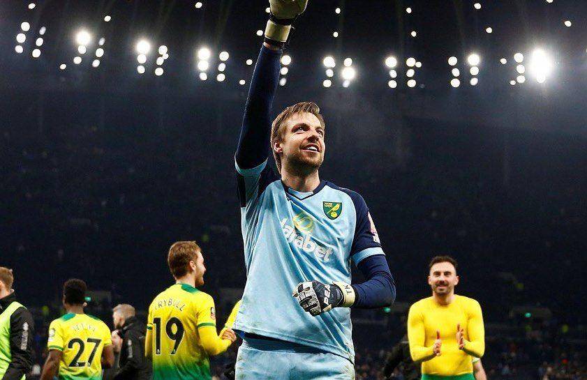 Tim Krul ketika membela Norwich City. (instagram.com/timkrulofficial)