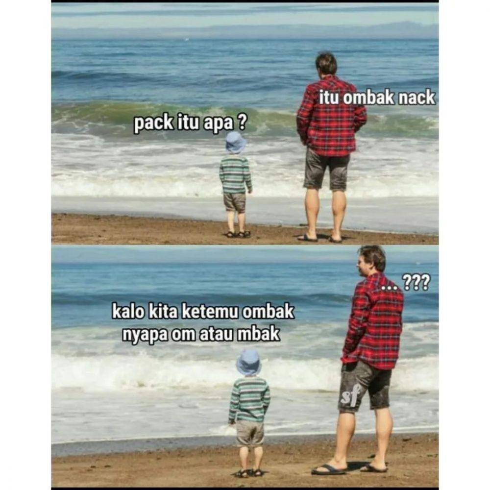 meme obrolan bapak dan anak (instagram.com/memecomic.id)