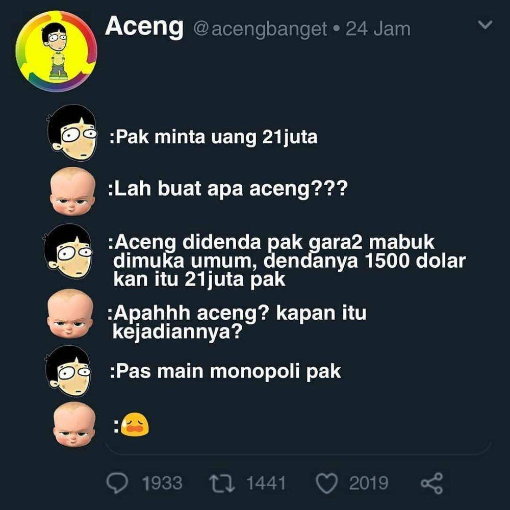 meme obrolan bapak dan anak (instagram.com/acengbanget)