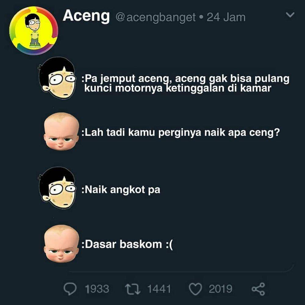 meme obrolan bapak dan anak (instagram.com/acengbanget)