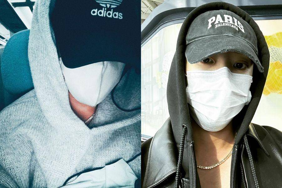 Hoshi dan Lee Soo Hyuk dengan kalung yang sama (instagram.com/ho5hi_kwon | instagram.com/leesoohyuk)