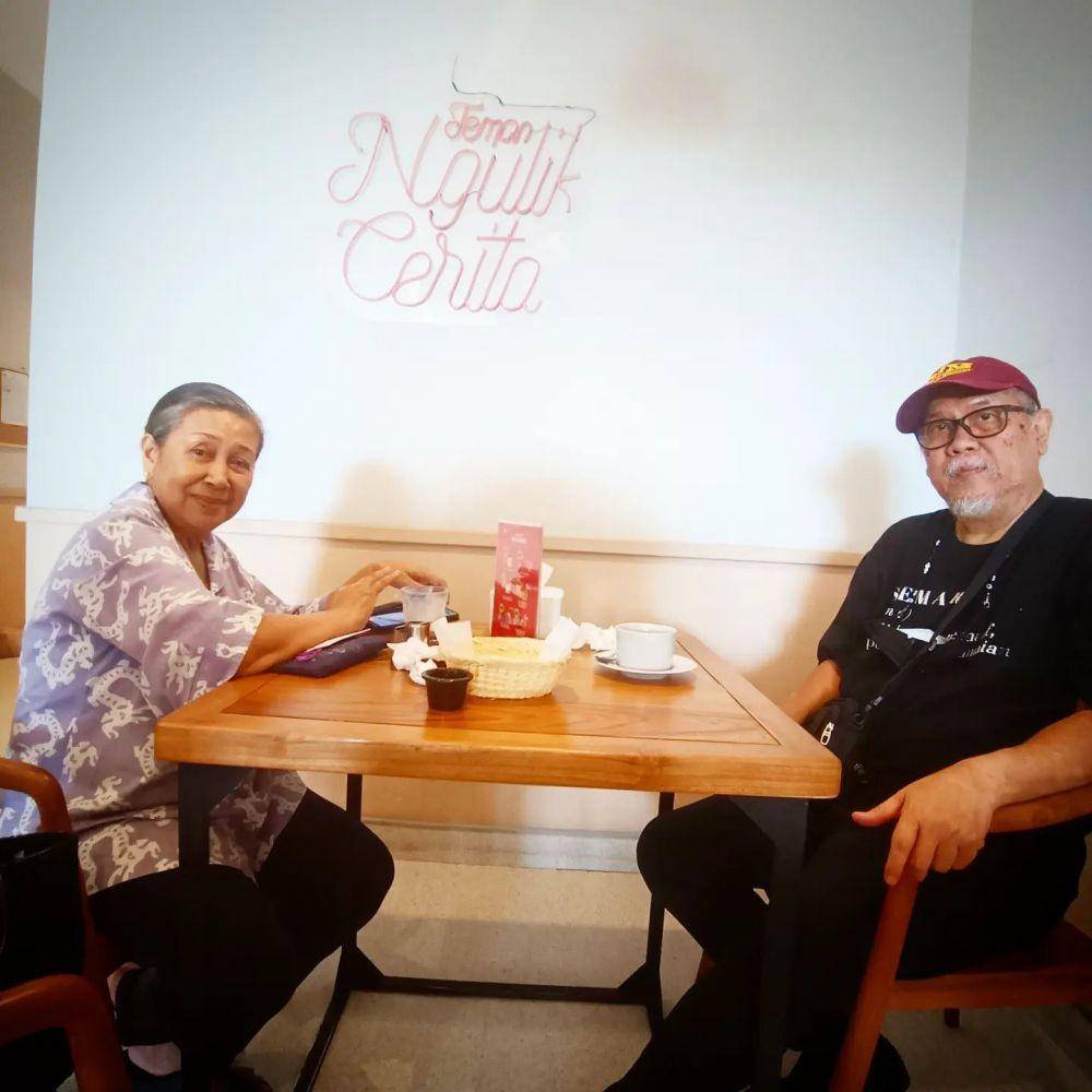 Kenangan Ratna Riantiarno dan sang suami, Nano Riantiarno (Instagram.com/nanoriantiarno/)
