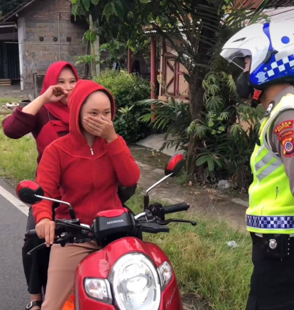 Razia kendaraan bermotor.(Dok.Polres Bantul)