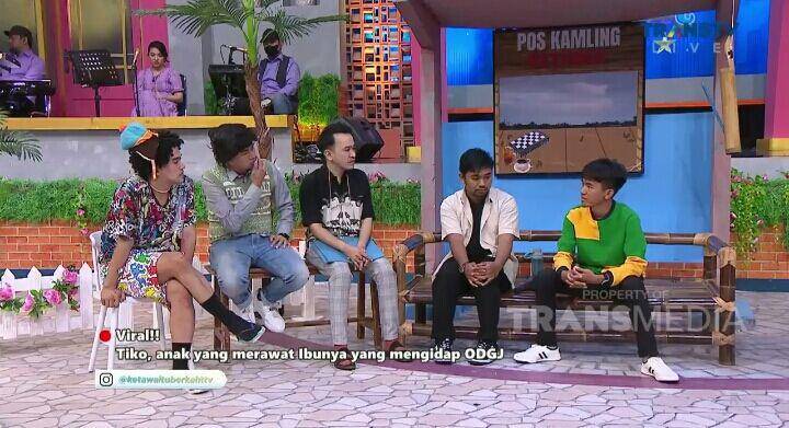 Tiko hadir di acara televisi dan podcast artis. (youtube.com/TRANS TV Official)