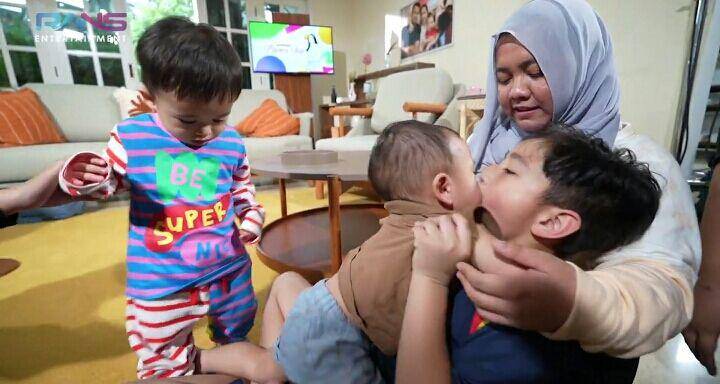 Adzam, Rafathar, dan Rayyanza (youtube.com/Rans Entertainment)