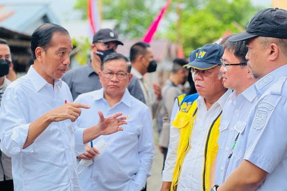 Presiden Jokowi meninjau Kawasan Wisata Bunaken (dok. Sekretariat Presiden)