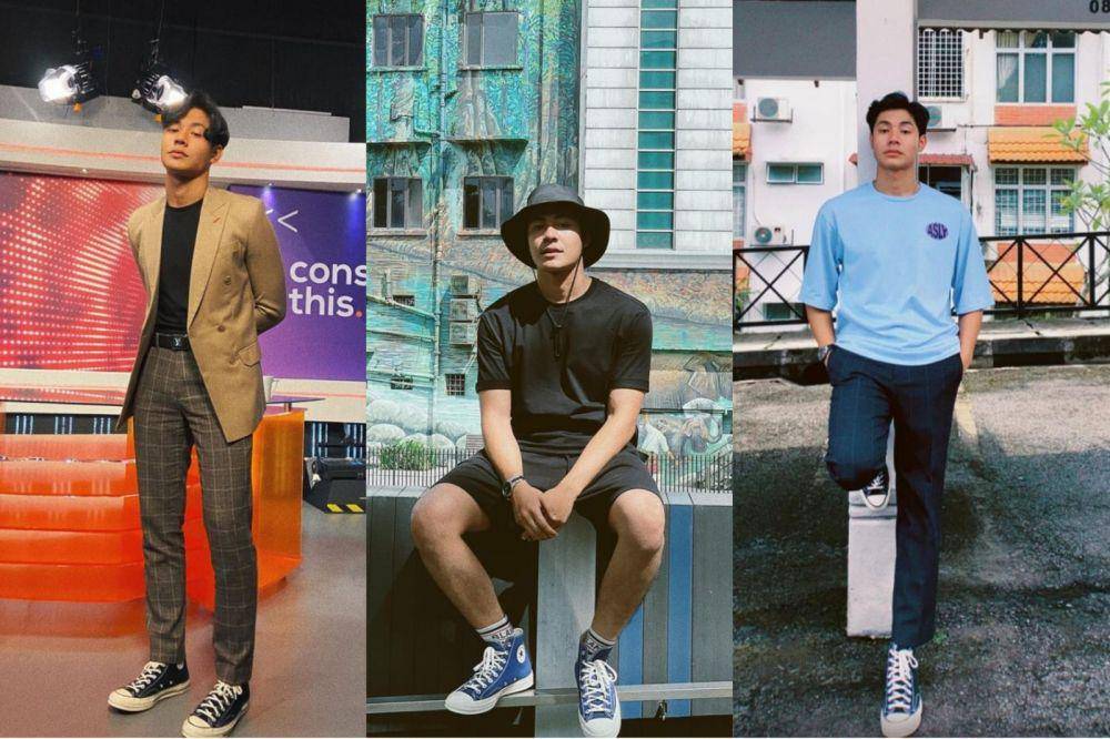 OOTD pakai high top sneakers ala Meerqeen (instagram.com/meerqeen)