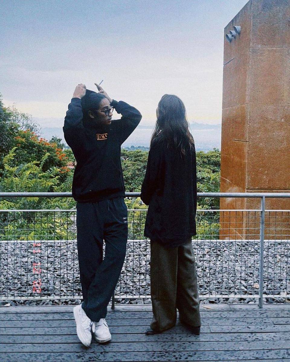 Potret padupadan outfit monokrom ala Abidzar Al Ghifari (instagram.com/abidzar73)