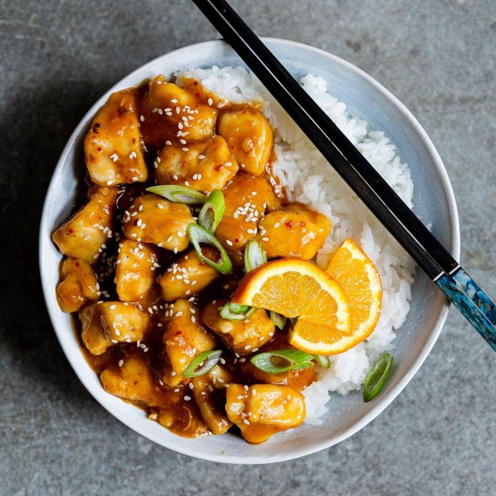 orange chicken (instagram.com/forbescooking)