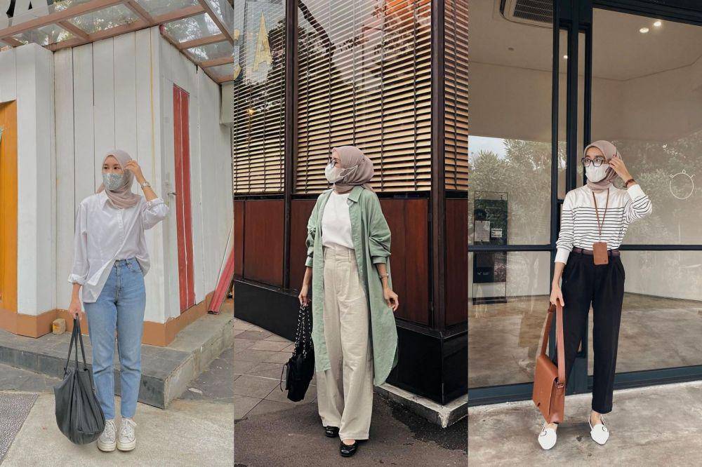 ide outfit kuliah ala selebgram Natasya Delanau (instagram.com/tasyadelanau)