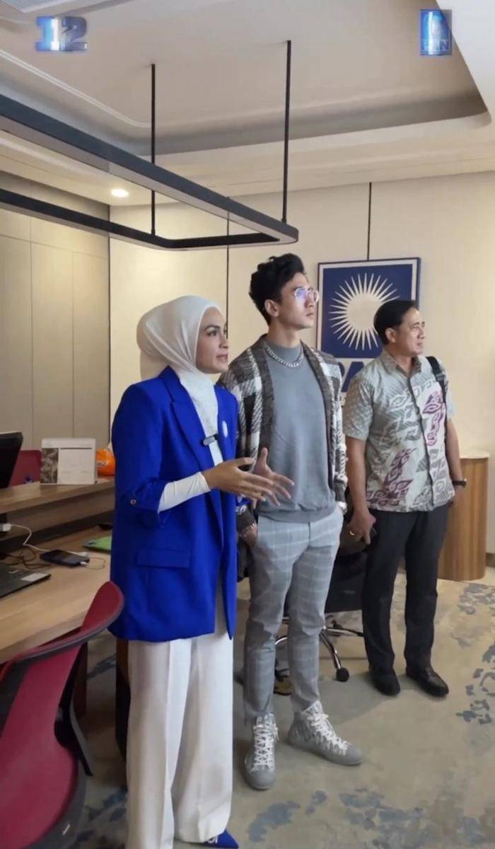 potret Verrell Bramasta ke kantor DPP PAN (instagram.com/amanatnasional)